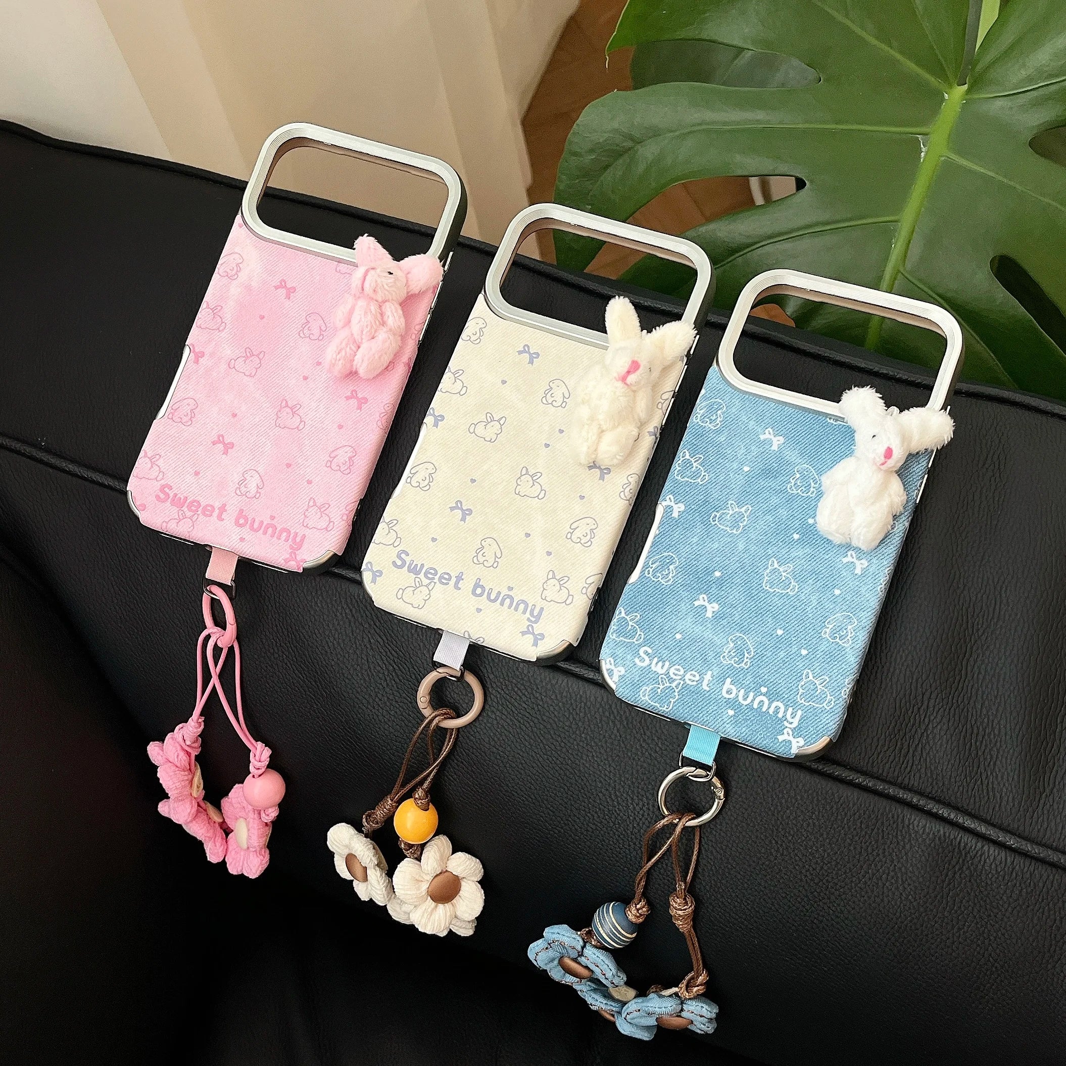 3D Apple 17, 17 Promax phone case anti drop strap hanging rope
